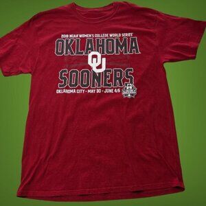 2019 Red Oklahoma Sooners College Tee USA shirt retro tee
